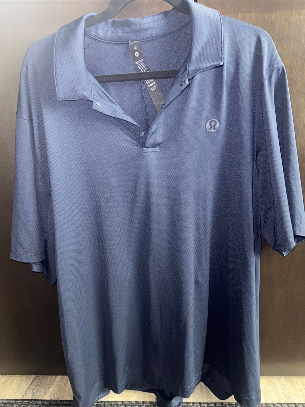 Lululemon Men's Navy Polo XXL. 🥳⬇️